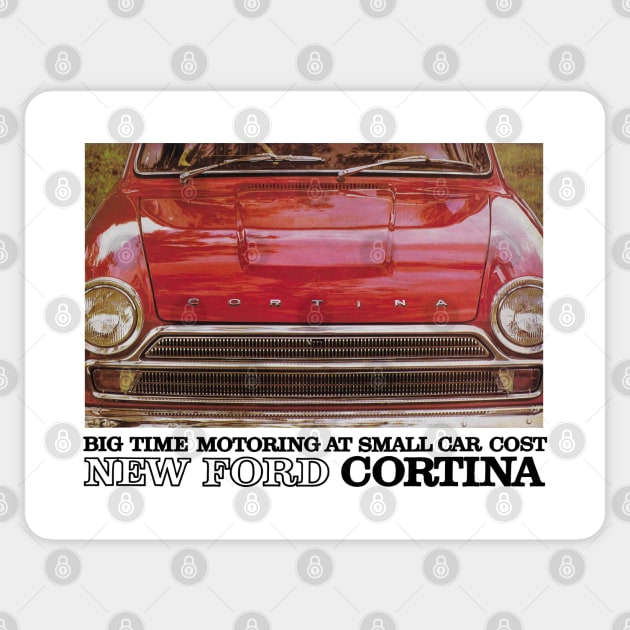 FORD CORTINA MK1 -  brochure Sticker by Throwback Motors